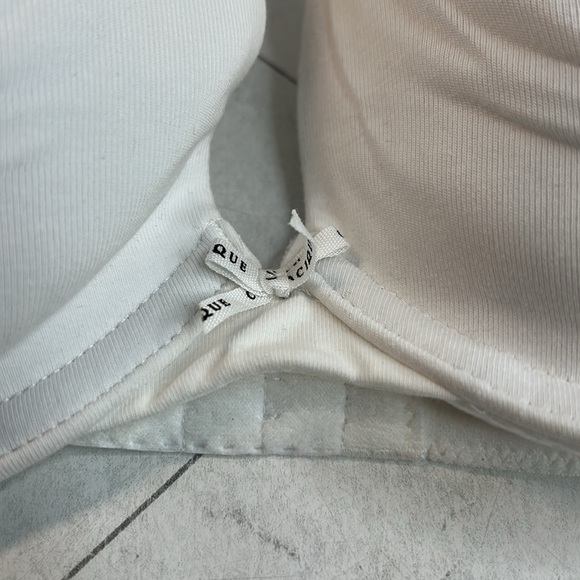 NWT Cacique Lane Bryant Womans Push-Up Bra White Boost Plunge UNDERWIRE 38D - Picture 2 of 8